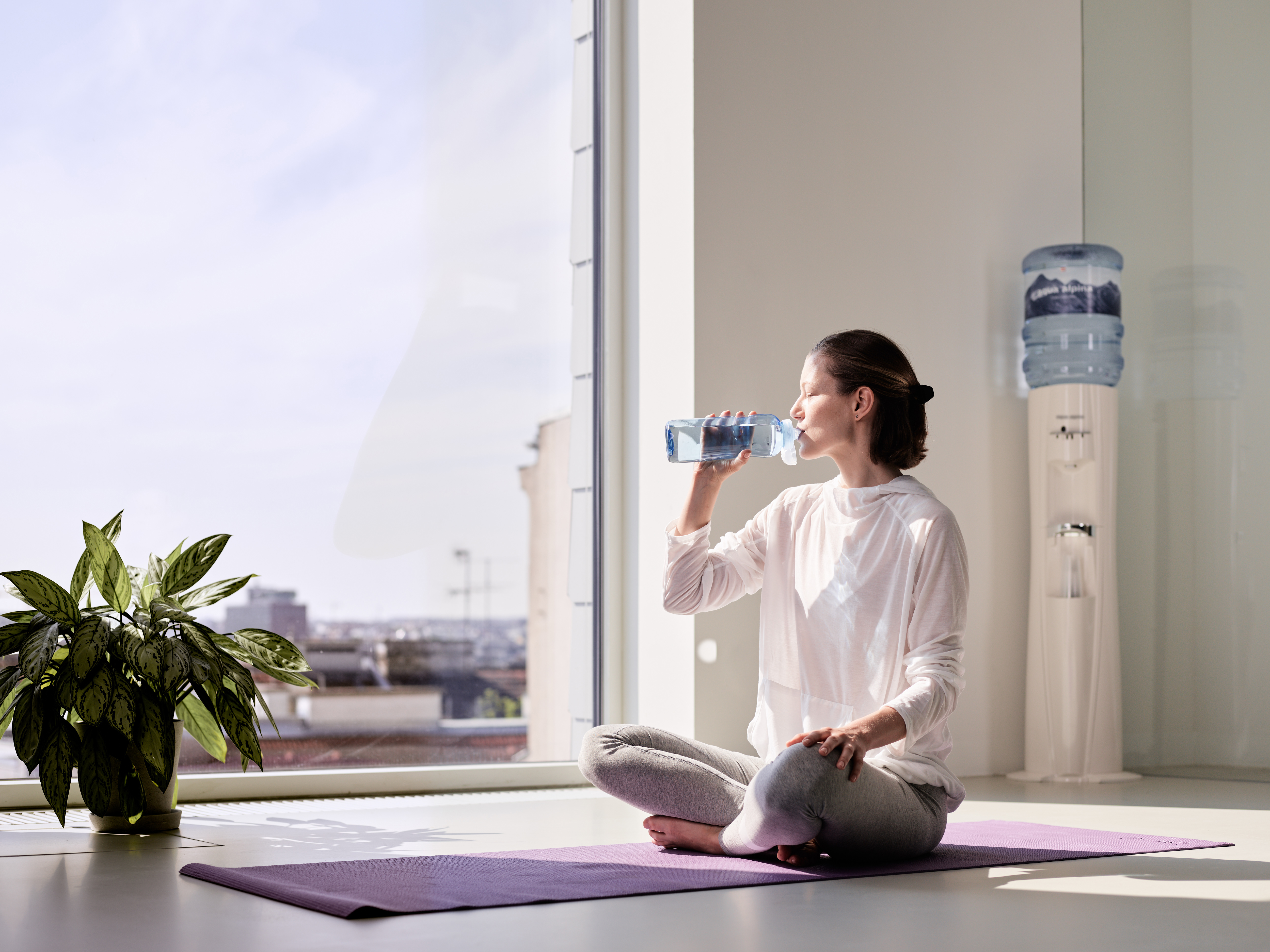 Yoga Wasser trinken